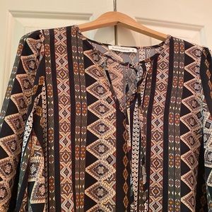 Boho Print SHEIN Mini Dress